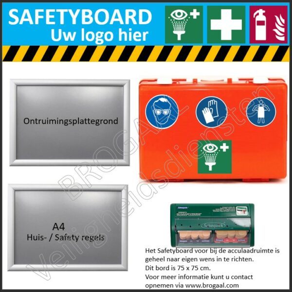 Safetyboard 5 acculaadruimte