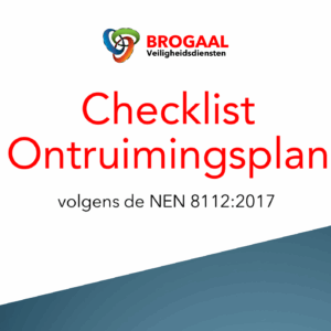 Checklist Ontruimingsplan