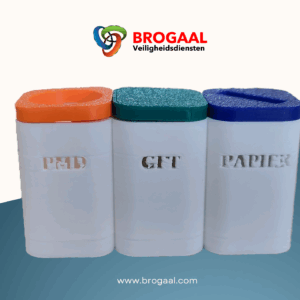 Tabletop afvalscheidstation