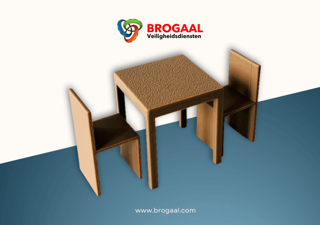 Tafel met stoelen