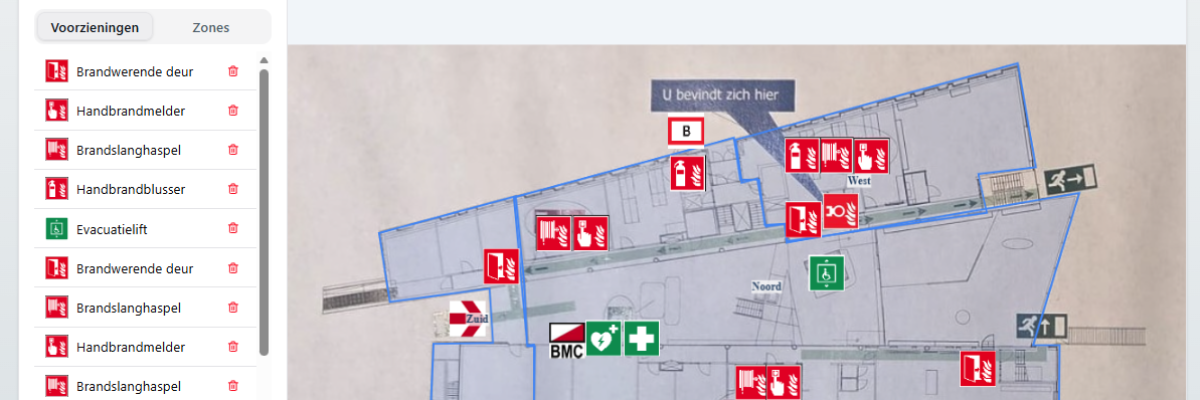 voorzieningen plotkaart